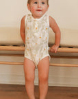 Magnolia Bamboo Henley Onesie with Snaps