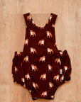 Maroon Bulldog Bamboo Sun Bubble with Adjustable Straps
