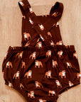 Maroon Bulldog Bamboo Sun Bubble with Adjustable Straps