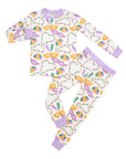 Mardi Gras 2 Piece Bamboo Pajama Set