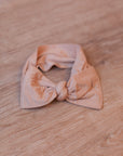 Blush Solid Bamboo Bow Headband