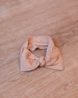 Blush Solid Bamboo Bow Headband