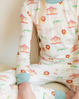 Under The Big Top 2 Piece Bamboo Pajama Set