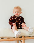 Maroon Bulldog Bamboo Sweatshirt Set - Top & Bottom
