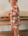 Holiday Plaid Bamboo Sweatshirt Set - Top & Bottom