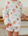 Under The Big Top Bamboo Sweatshirt Set - Top & Bottom