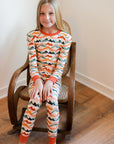 Mountain Print 2 Piece Bamboo Pajama Set