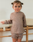 Fawn Spots Bamboo Sweatshirt Set - Top & Bottom