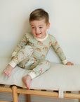 Fawn Field 2 Piece Bamboo Pajama Set