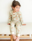 Fawn Field 2 Piece Bamboo Pajama Set