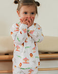 Under The Big Top Bamboo Sweatshirt Set - Top & Bottom