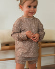 Fawn Spots Bamboo Sweatshirt Set - Top & Bottom
