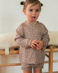 Fawn Spots Bamboo Sweatshirt Set - Top & Bottom