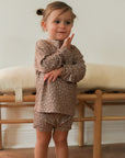 Fawn Spots Bamboo Sweatshirt Set - Top & Bottom