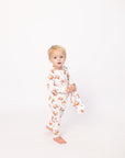 Orange Crab Double Zipper Bamboo Sleeper