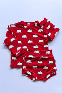 Pig Bamboo Sweatshirt Set - Top & Bottom