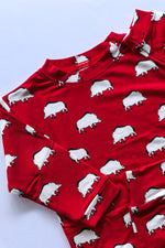 Load image into Gallery viewer, Pig Bamboo Sweatshirt Set - Top &amp; Bottom
