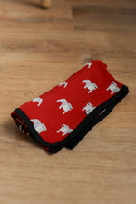 Load image into Gallery viewer, Red Bulldog Bamboo Swaddle Blanket
