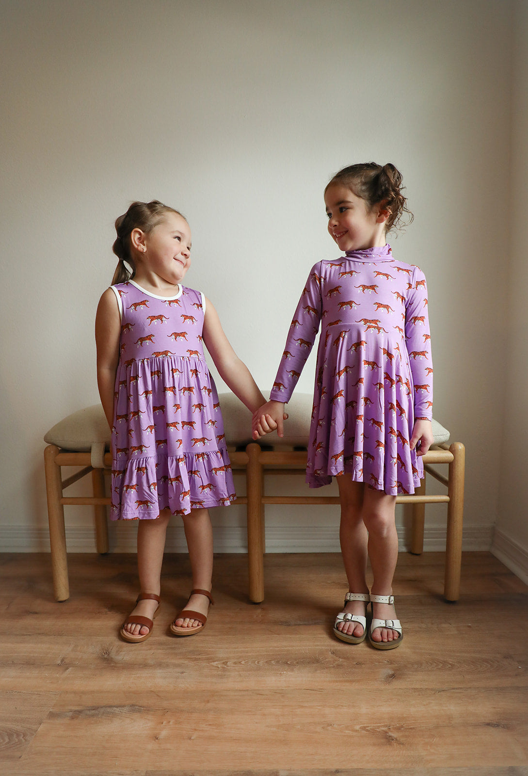 Geaux Bamboo Turtleneck Twirl Dress