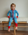 Red Arch Double Zipper Bamboo Sleeper