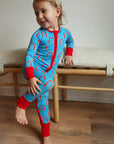 Red Arch Double Zipper Bamboo Sleeper
