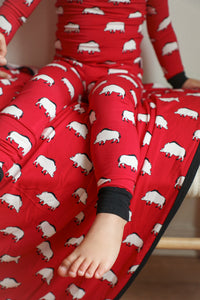 Pig 2 Piece Bamboo Pajama Set