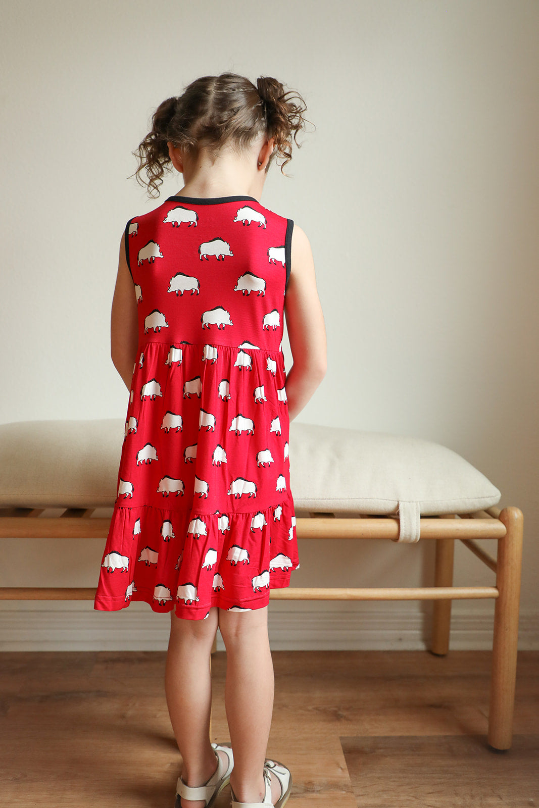 Pig Bamboo Tiered Twirl Dress - with Pockets