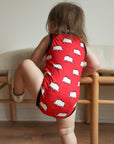 Pig Bamboo Henley Onesie with Snaps
