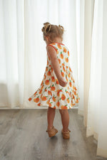 Load image into Gallery viewer, Peaches Bamboo Tiered Twirl Dress - with Pockets
