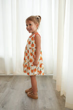 Load image into Gallery viewer, Peaches Bamboo Tiered Twirl Dress - with Pockets
