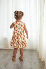 Load image into Gallery viewer, Peaches Bamboo Tiered Twirl Dress - with Pockets
