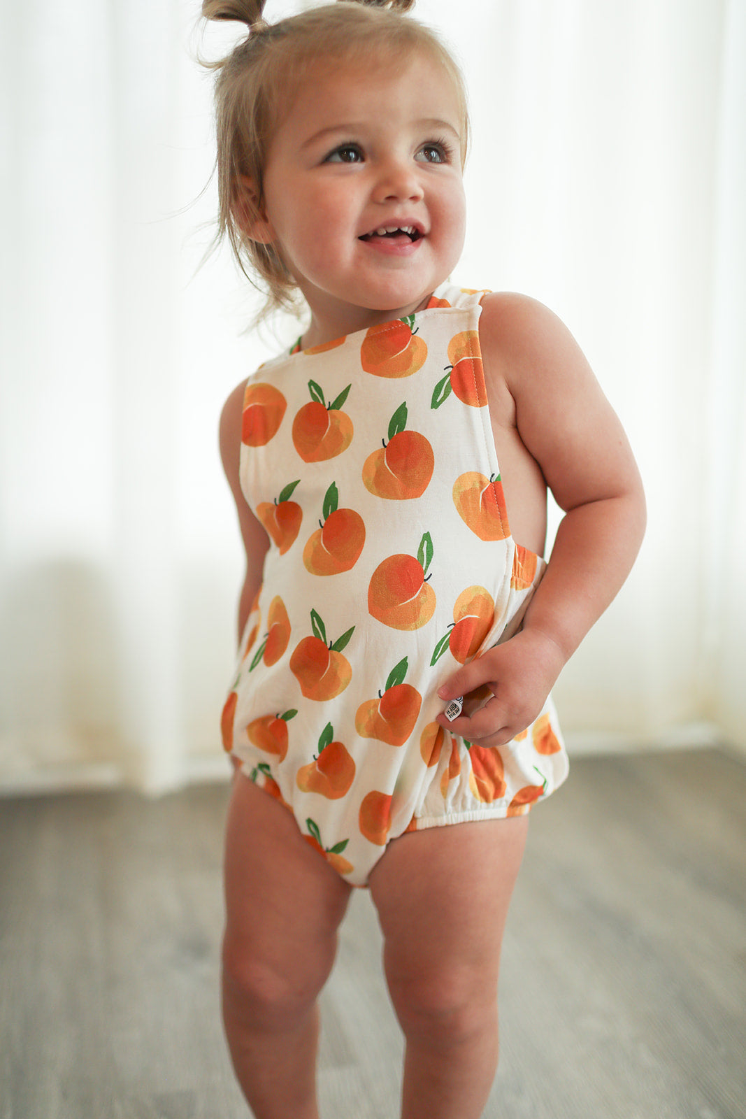 Peaches Bamboo Sun Bubble with Adjustable Straps