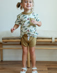 Dino Bamboo Varsity Short Set - T-shirt & Shorts