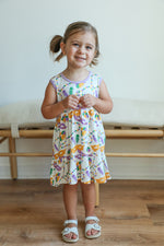 Load image into Gallery viewer, Mardi Gras Bamboo Tiered Twirl Dress - with Pockets
