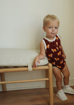 Load image into Gallery viewer, Collie Bamboo Henley Onesie with Snaps
