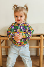 Load image into Gallery viewer, Mardi Gras Houses Bamboo Sweatshirt
