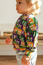 Load image into Gallery viewer, Mardi Gras Houses Bamboo Sweatshirt
