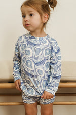 Load image into Gallery viewer, Blue Oyster Bamboo Sweatshirt Set - Top &amp; Bottom
