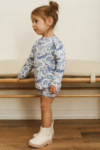 Blue Oyster Bamboo Sweatshirt Set - Top & Bottom