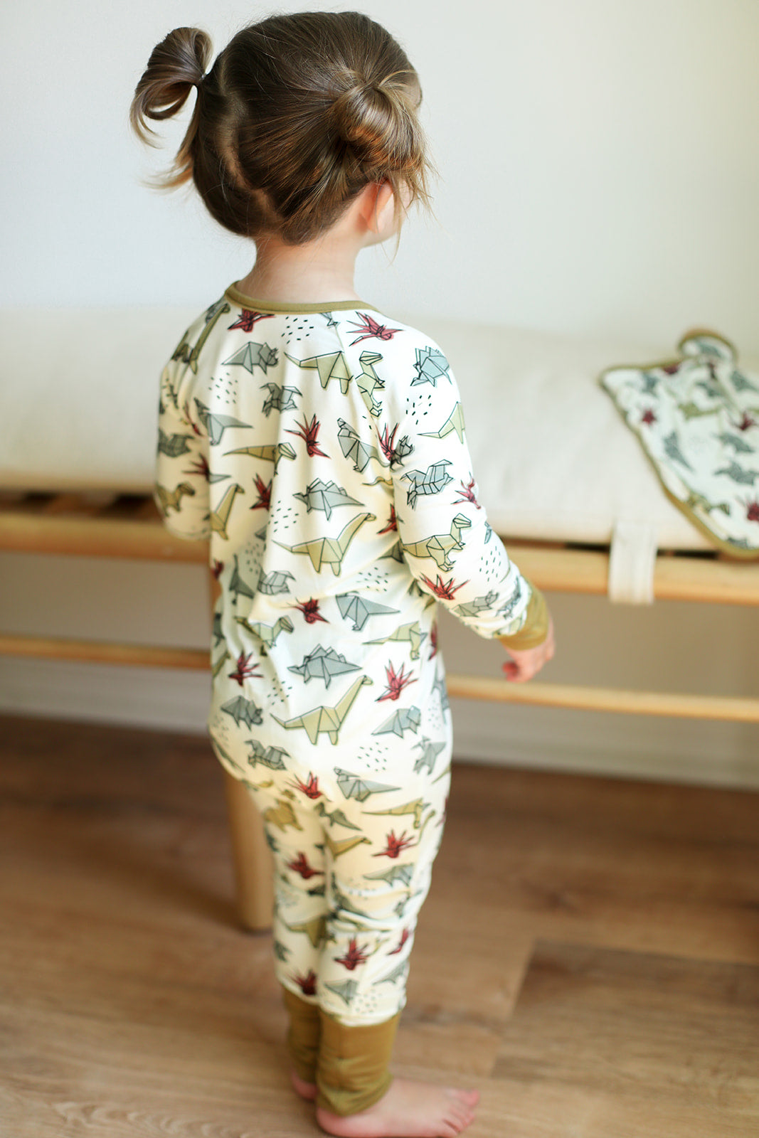 Dino Double Zipper Bamboo Sleeper