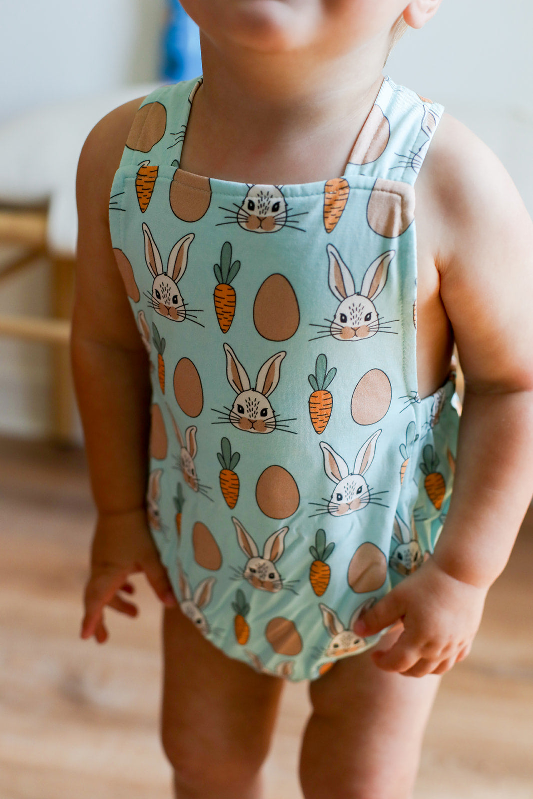 Blue Bunny Bamboo Sun Bubble with Adjustable Straps