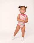 Princesses Bamboo Henley Onesie with Snaps