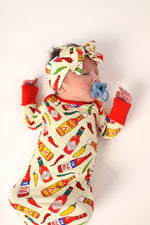 Load image into Gallery viewer, Hot Sauce Bamboo Knotted Gown
