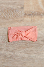 Load image into Gallery viewer, Sherbert Ribbed Solid Bamboo Bow Headband
