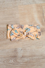 Load image into Gallery viewer, Orange Bunny Bamboo Bow Headband
