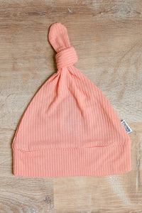 Sherbert Ribbed Bamboo Knotted Hat