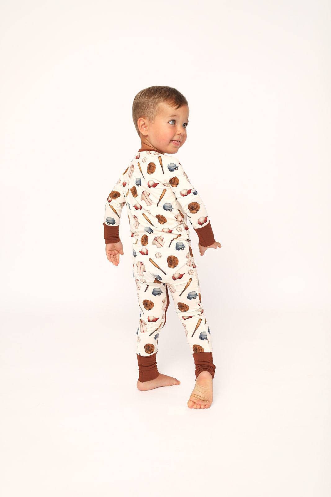 Baseball Double Zipper Bamboo Sleeper