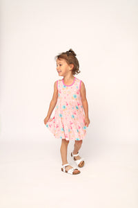 Princesses Bamboo Tiered Twirl Dress - with Pockets