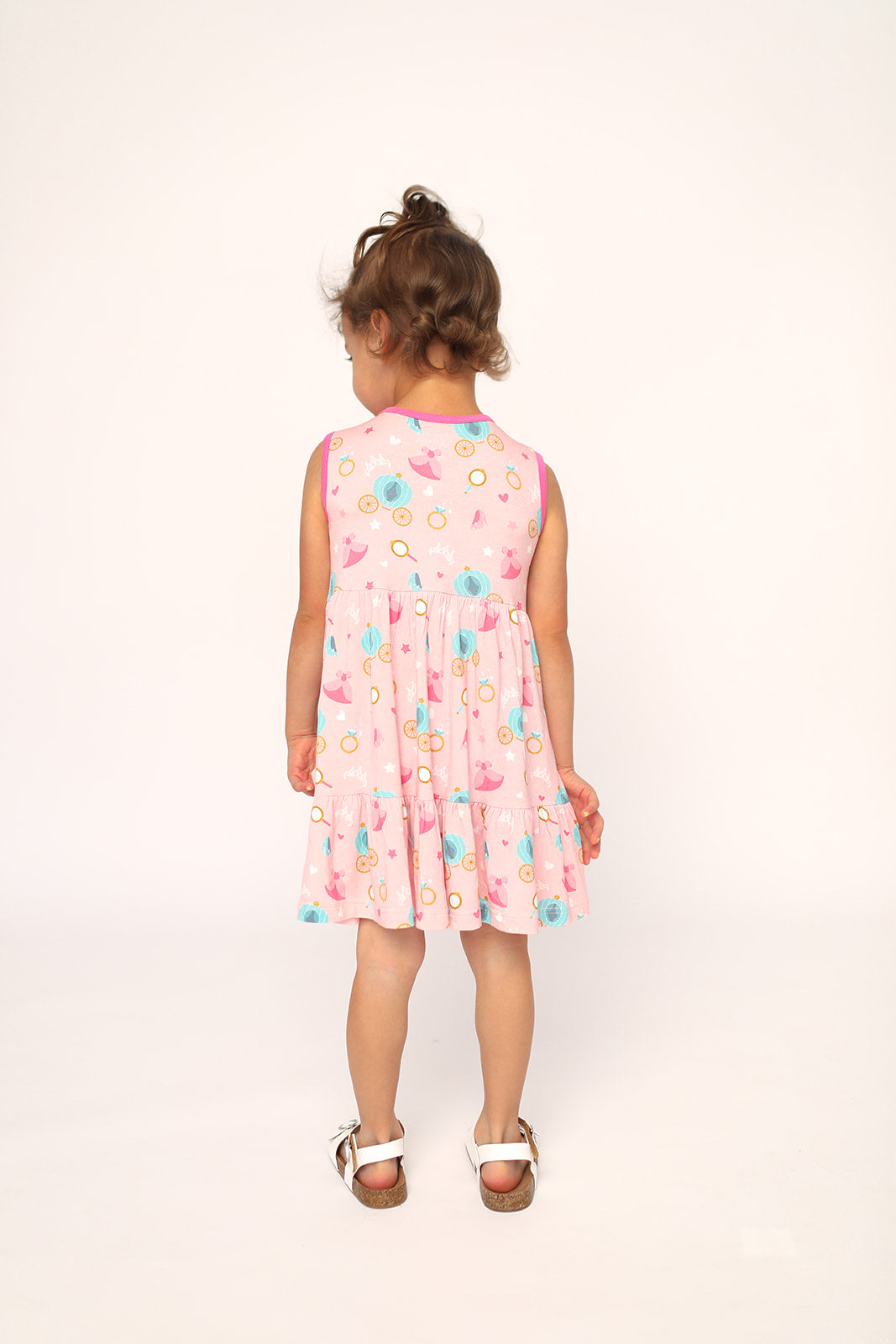 Princesses Bamboo Tiered Twirl Dress - with Pockets