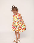 Hot Sauce Bamboo Tiered Twirl Dress - with Pockets
